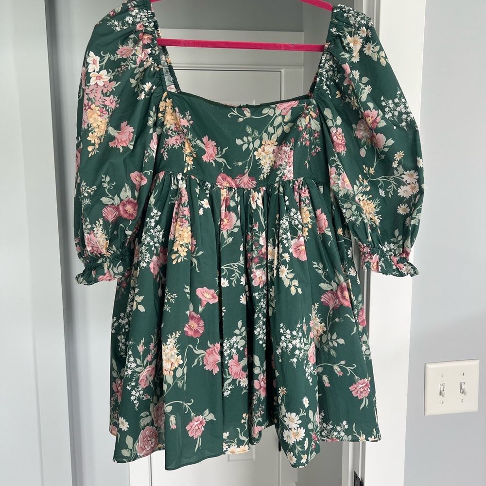 Selkie Green Gables Cottage Puff Dress (Altered)